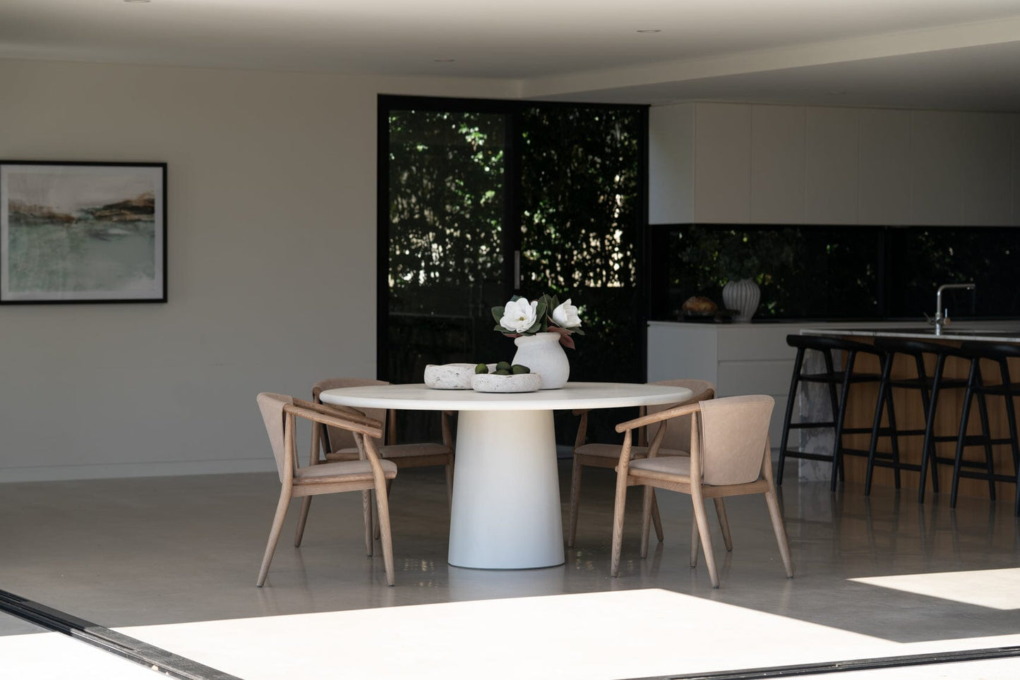 Oskar Dining Chair – Caramel Ash & Light Khaki Sun Republic 