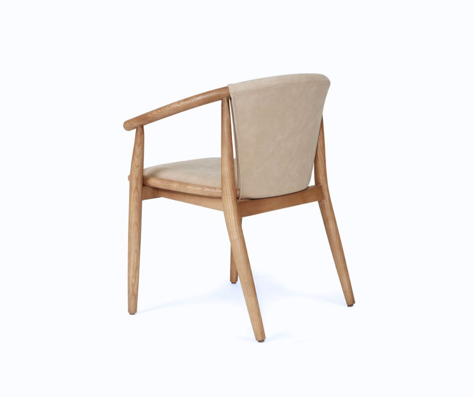 Oskar Dining Chair – Caramel Ash & Light Khaki Sun Republic 