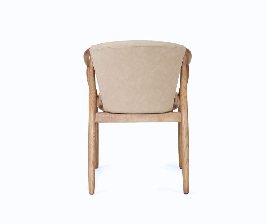 Oskar Dining Chair – Caramel Ash & Light Khaki Sun Republic 