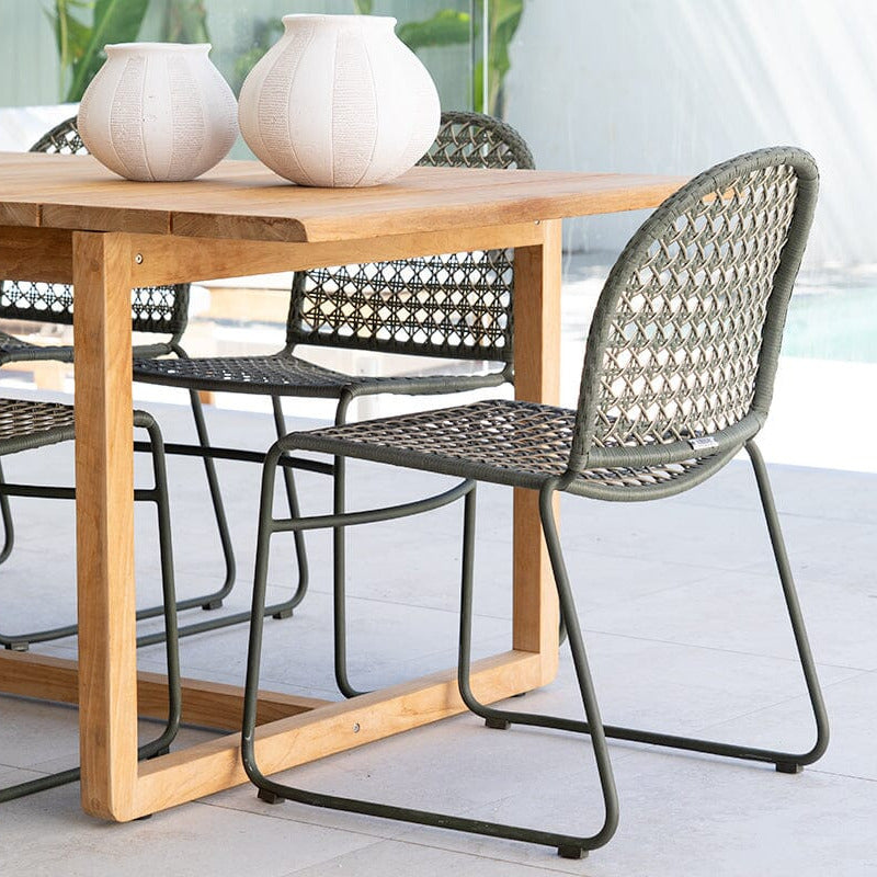 Hamilton Outdoor Dining Chair – Moss Sun Republic 