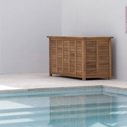 Kirra Outdoor Storage Chest – Solid Teak SUN REPUBLIC 