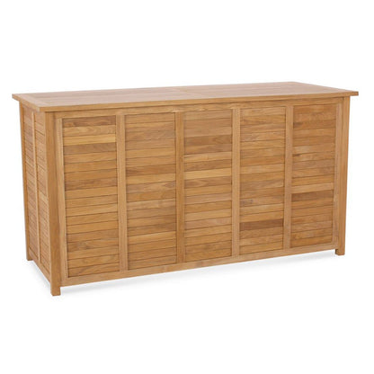 SUN REPUBLIC outdoor poolside storage box solid teak