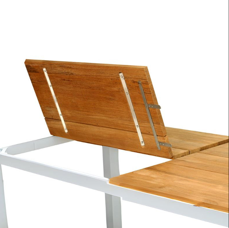 hamilton Outdoor extension Dining Table - White 