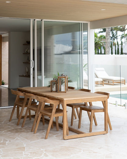 Pakleni Teak Outdoor Extension Dining Table Sun Republic 