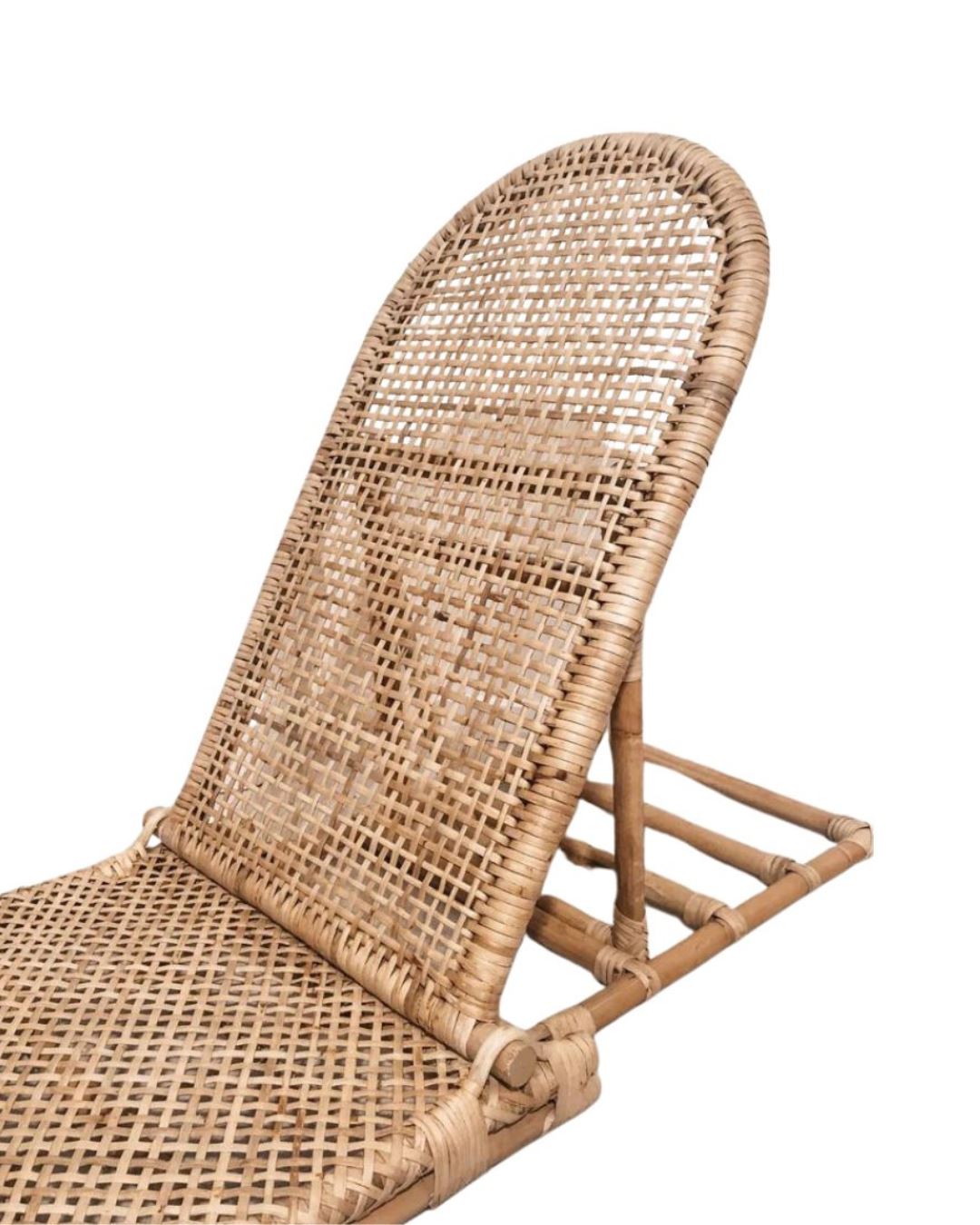 Palm Beach Rattan Foldable Beach Chair Sun Republic 