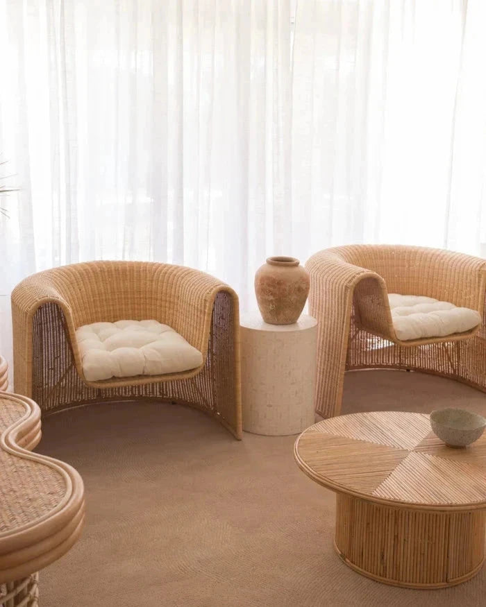 Palma Wicker Armchair Blacksalt 