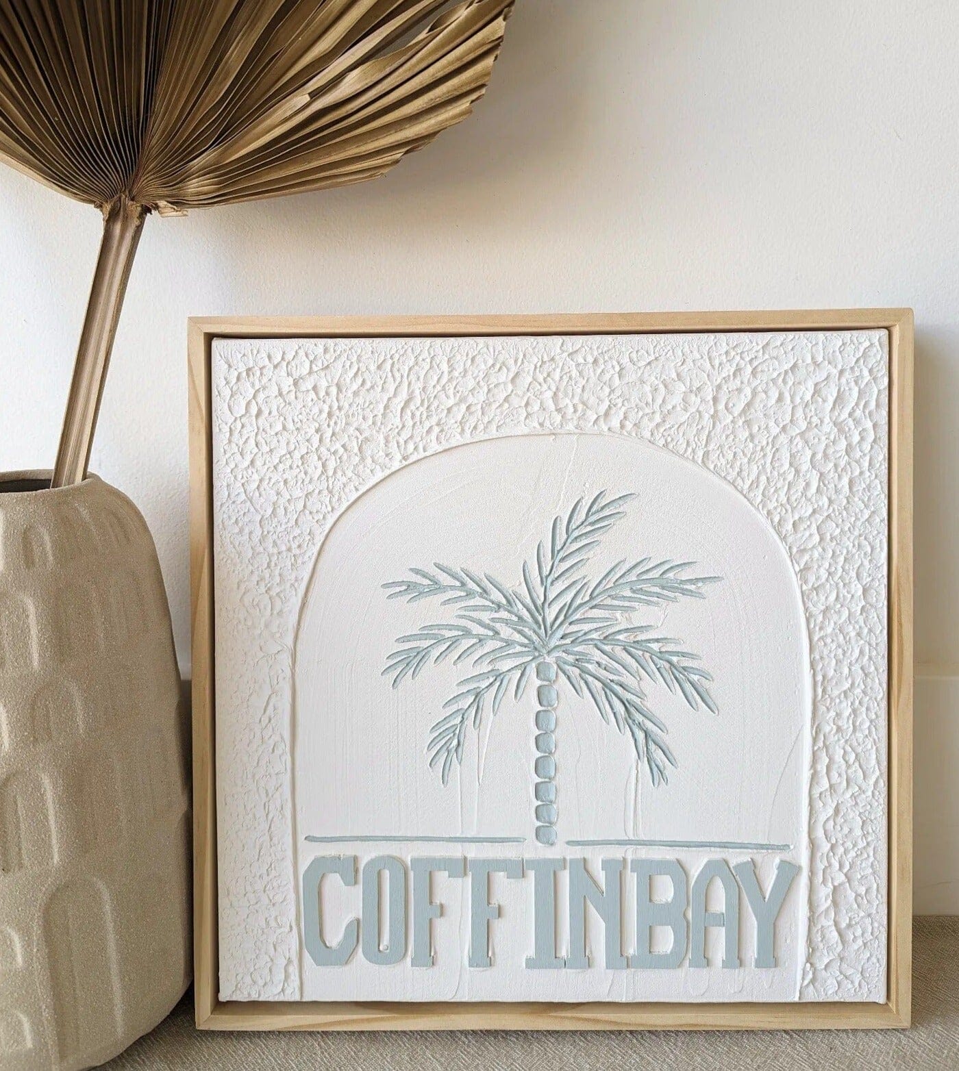 Personalised Textured Plaster Art – Palm Paradise Beyond The Palms 