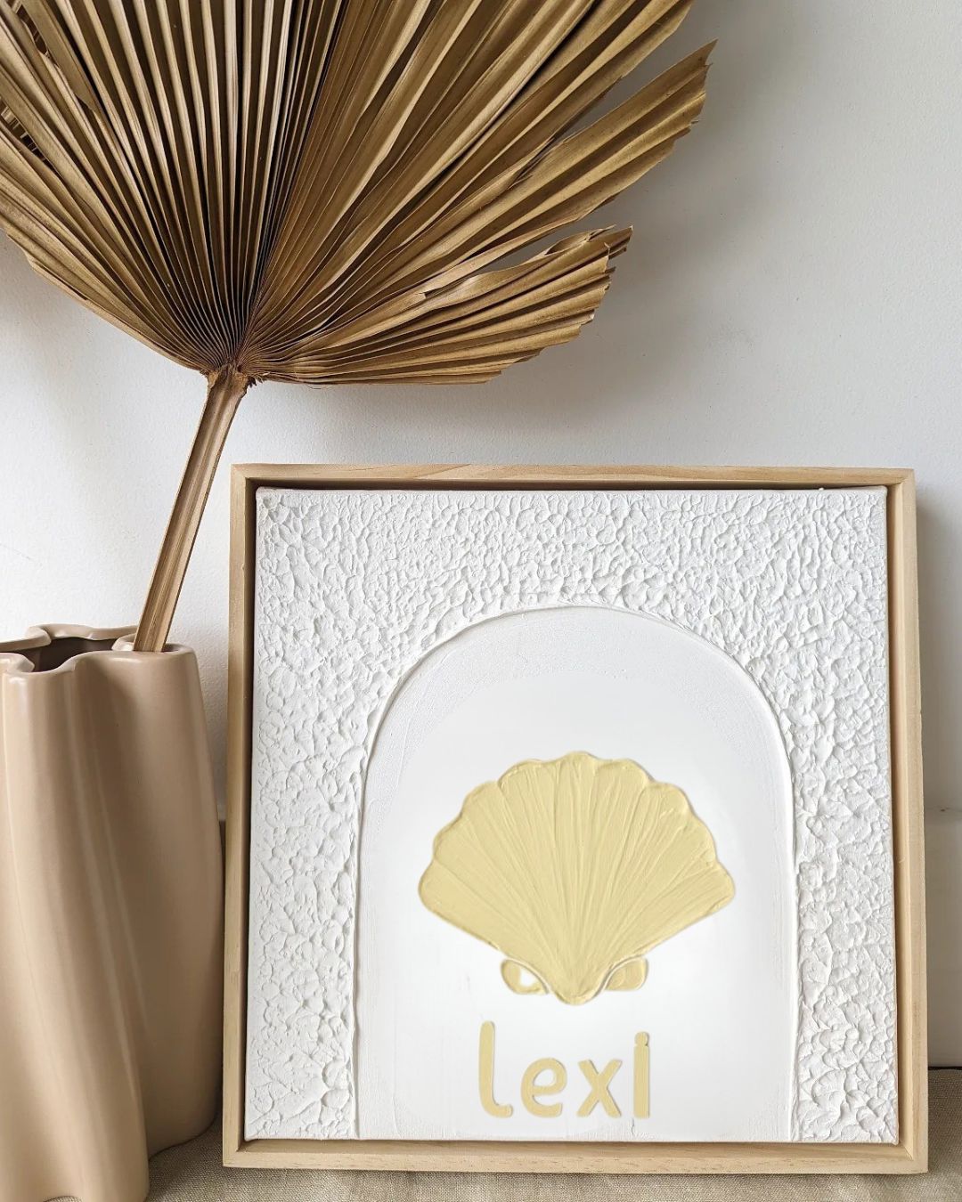 Personalized Textured Plaster Art Beyond The Palms 