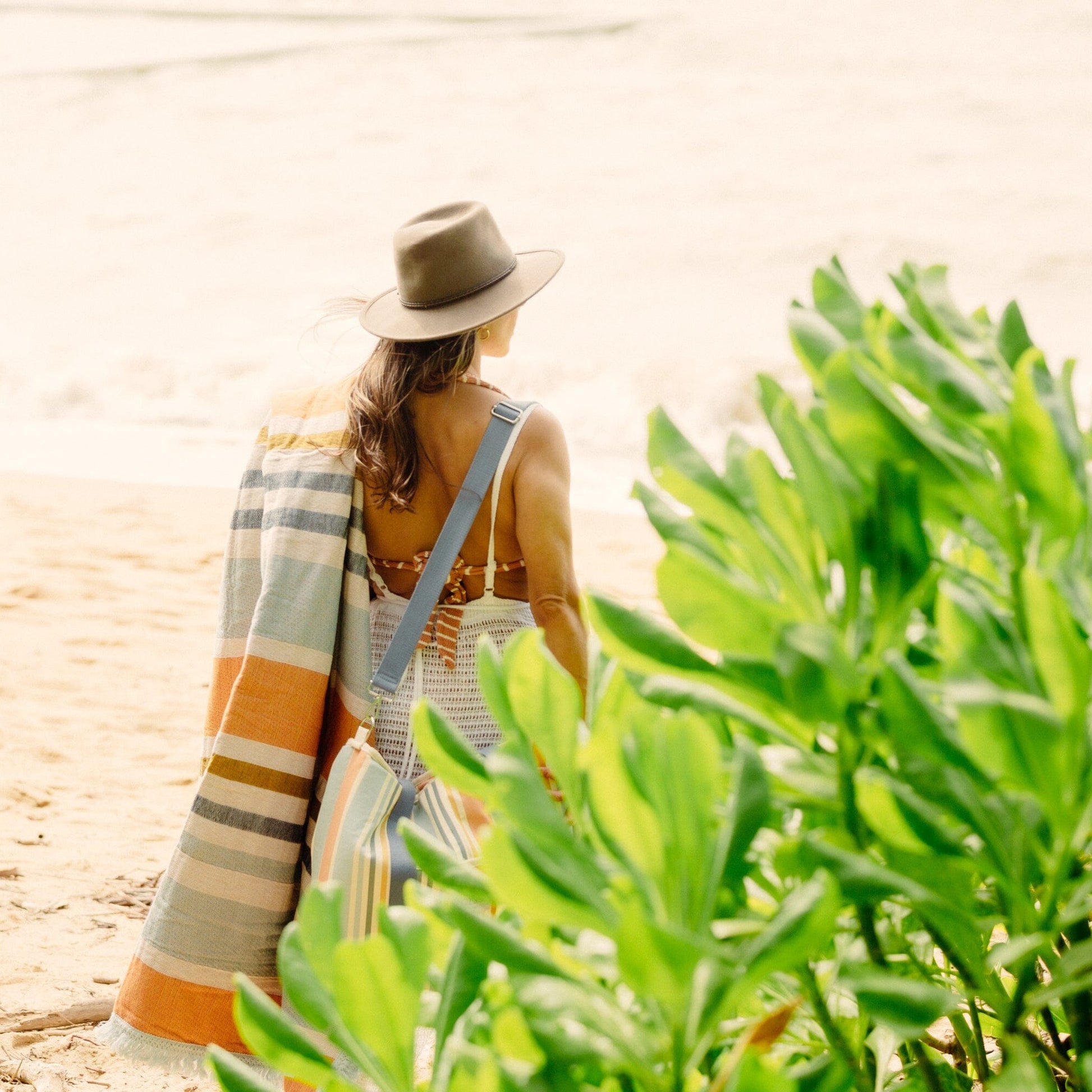 Port Douglas Stripe Rug/Throw 
