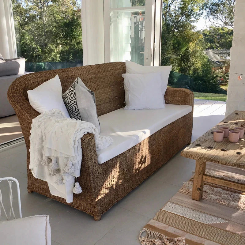 Premium Malawi Woven Cane Sofa - One, Two & Three Seater Sun Republic 