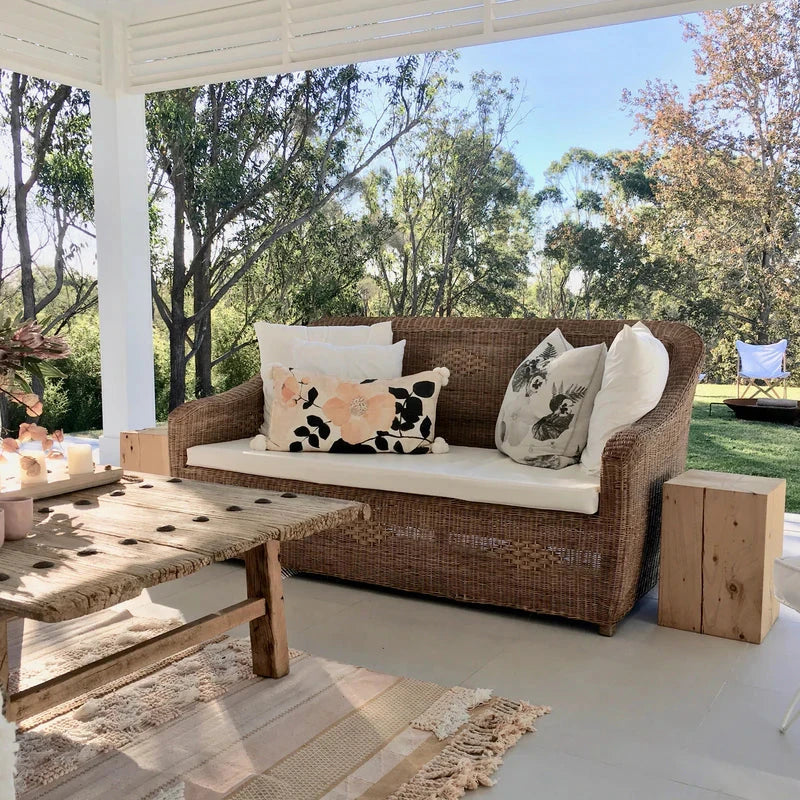 Premium Malawi Woven Cane Sofa - One, Two & Three Seater Sun Republic 