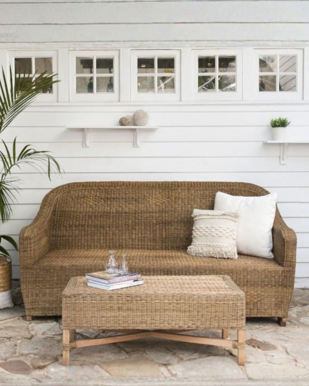 Premium Malawi Woven Cane Sofa - One, Two & Three Seater Sun Republic 