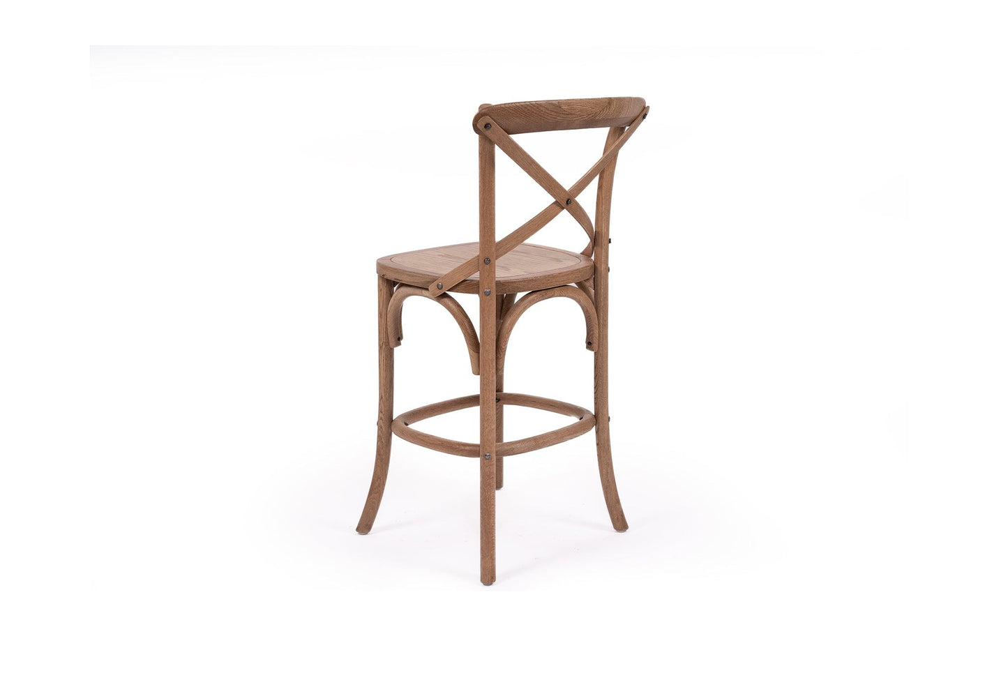 Provincial Cross Back Counter Stool – Natural Oak Sun Republic 