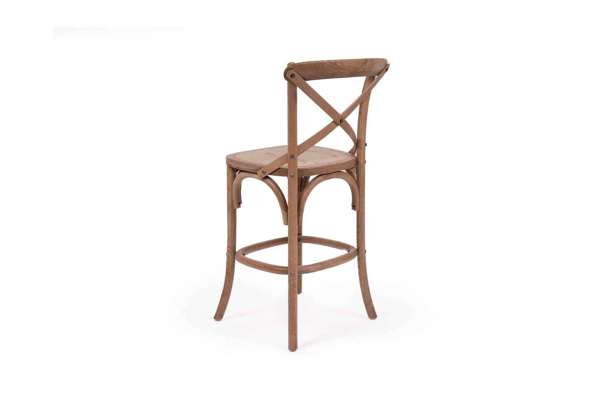 Provincial Cross Back Counter Stool – Natural Oak Sun Republic 