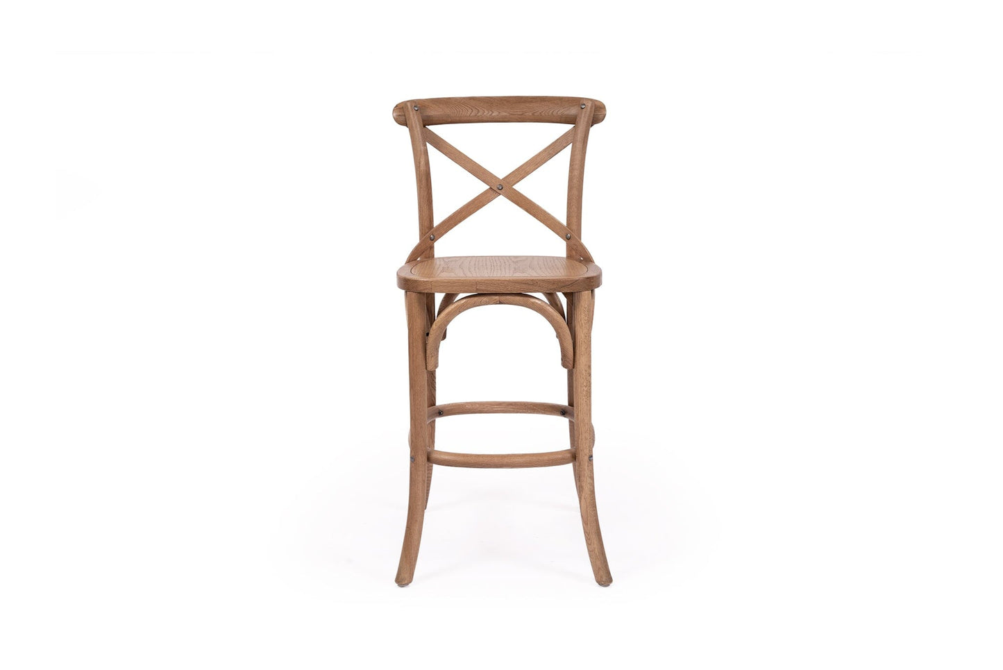 Provincial Cross Back Counter Stool – Natural Oak Sun Republic 