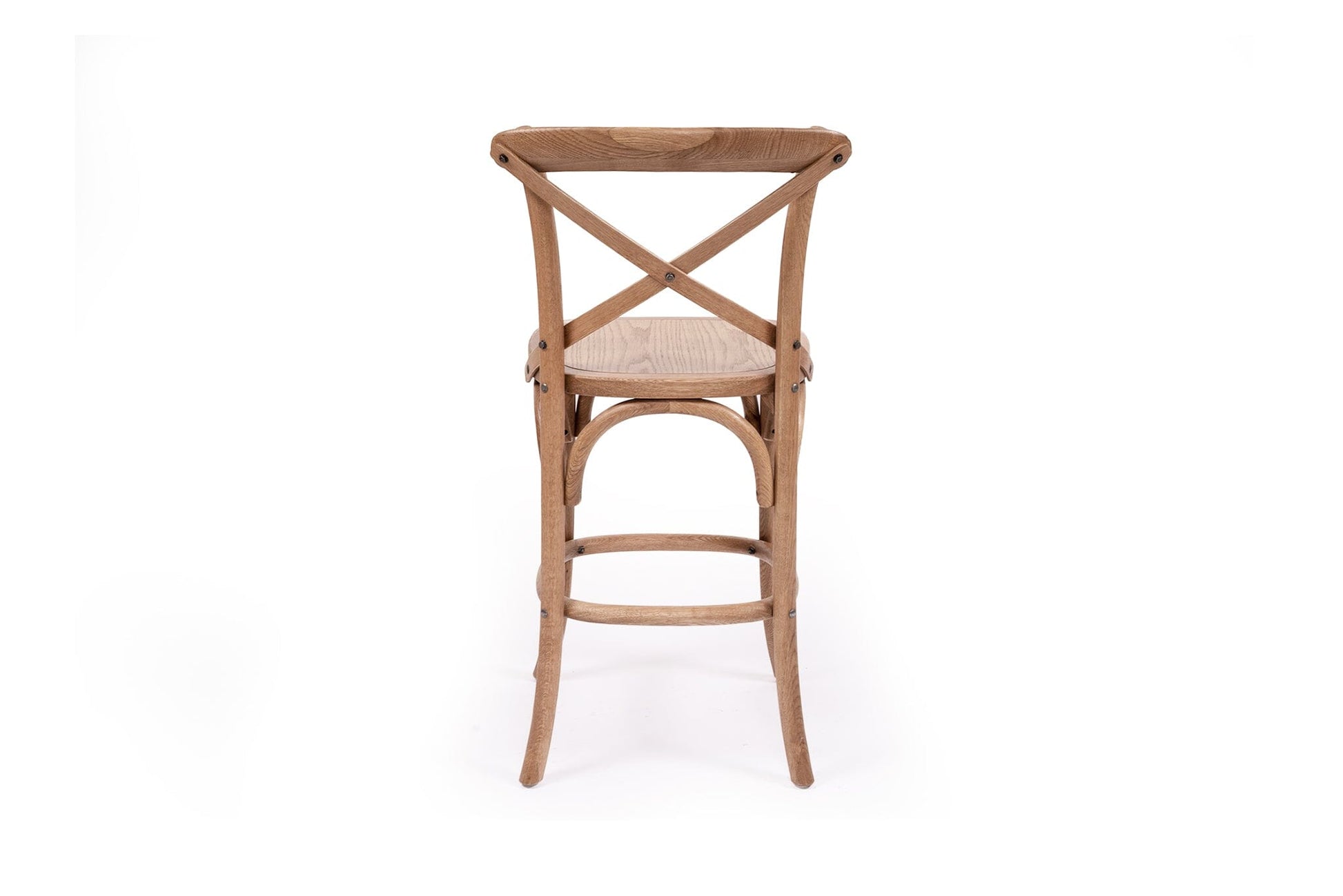 Provincial Cross Back Counter Stool – Natural Oak Sun Republic 