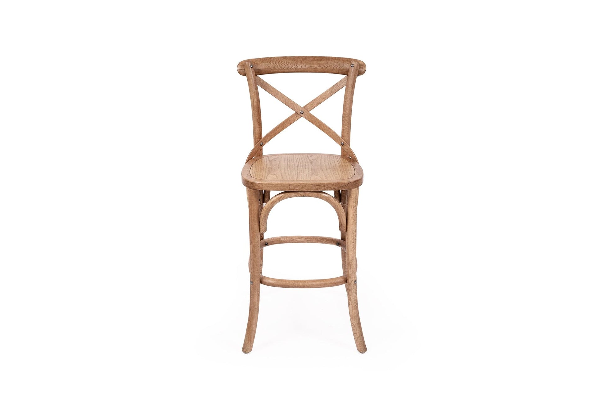 Provincial Cross Back Counter Stool – Natural Oak Sun Republic 