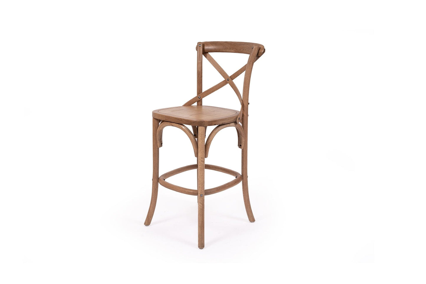 Provincial Cross Back Counter Stool – Natural Oak Sun Republic 