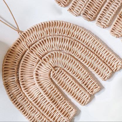 Rattan Rainbow Wall Hanging Sun Republic 