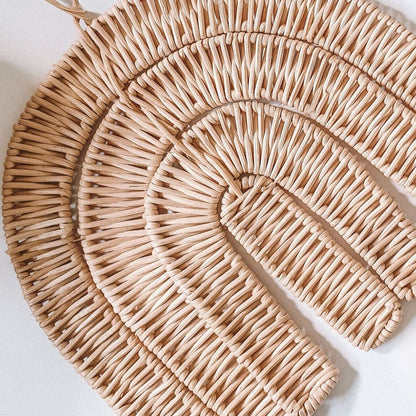 Rattan Rainbow Wall Hanging Sun Republic 