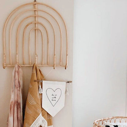 Rattan Rainbow Wall Hook Sun Republic 