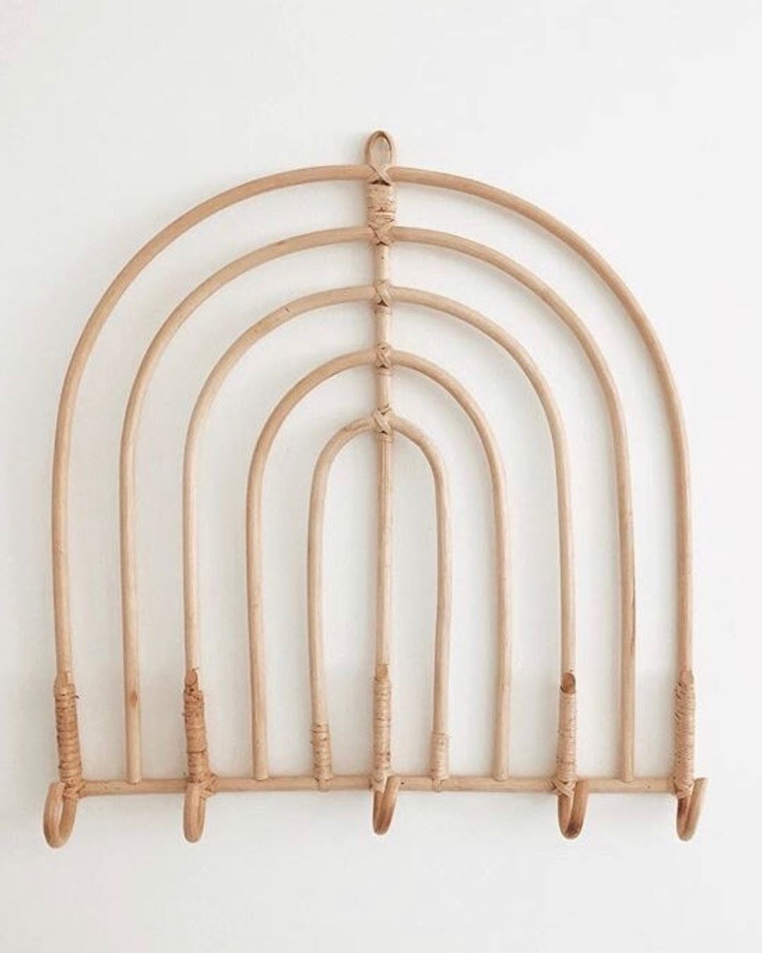 Rattan Rainbow Wall Hook Sun Republic 