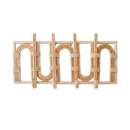 Sun Republic Rattan Multi Wall Hook styled in a little girls room 