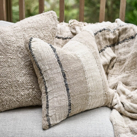 Retreat Cushion – Natural/Ivory/Black Sun Republic 