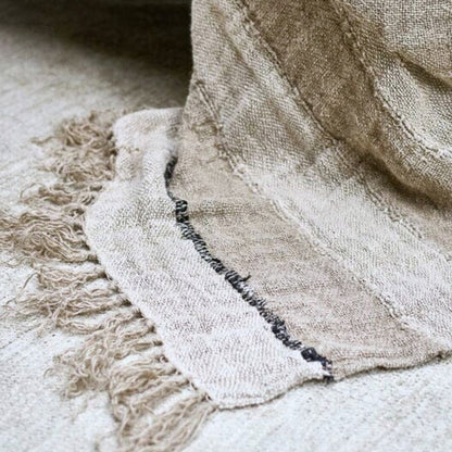 Retreat Throw - Natural/Ivory/Black Sun Republic 