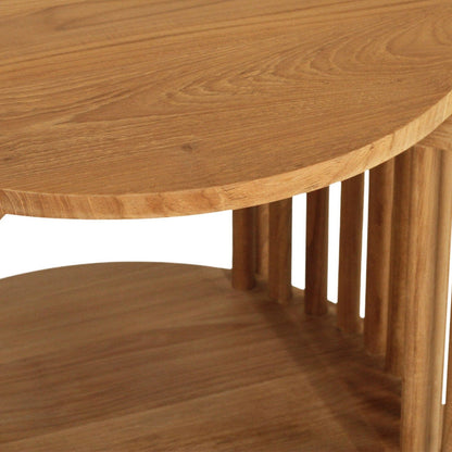 Rhia Teak Round Side Table Sun Republic 