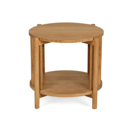 Rhia Teak Round Side Table Sun Republic 
