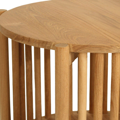 Rhia Teak Round Side Table Sun Republic 