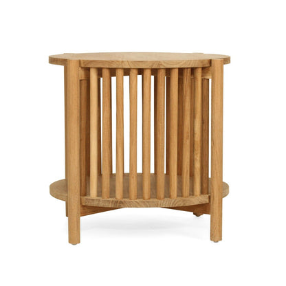 Rhia Teak Round Side Table Sun Republic 