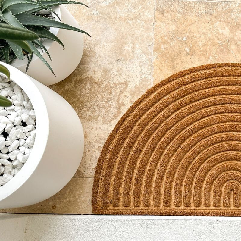 Ribbed Arch Door Mat