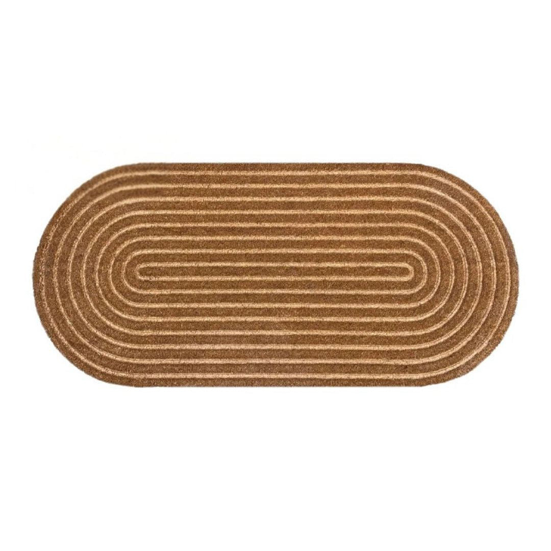 Ribbed Oval Oasis Large Door Mat 