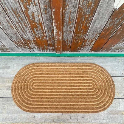 Ribbed Oval Oasis Large Door Mat 