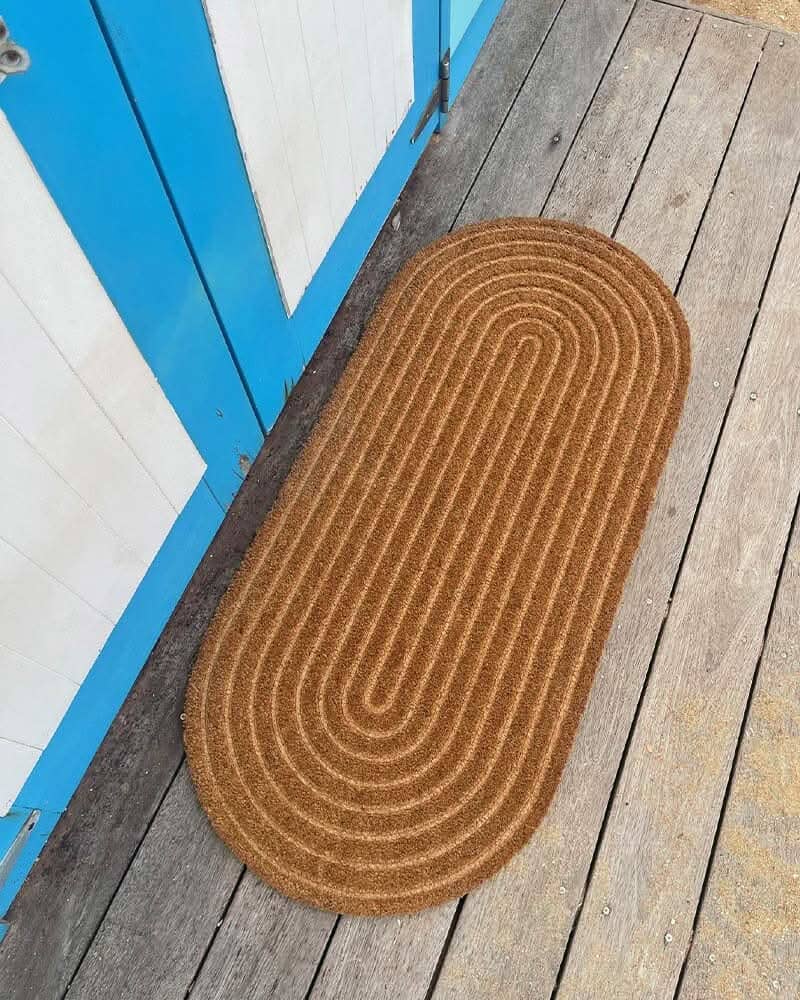 Ribbed Oval Oasis Large Door Mat Door Mates 