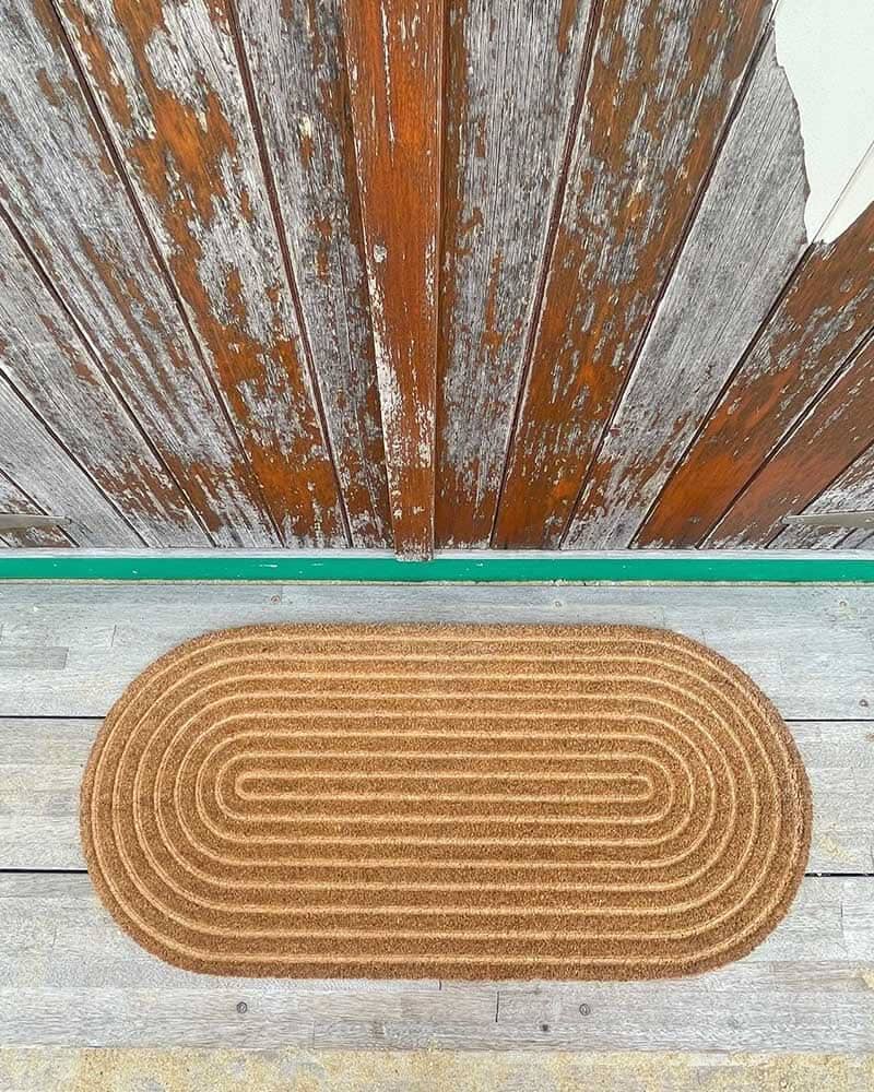 Ribbed Oval Oasis Large Door Mat Door Mates 