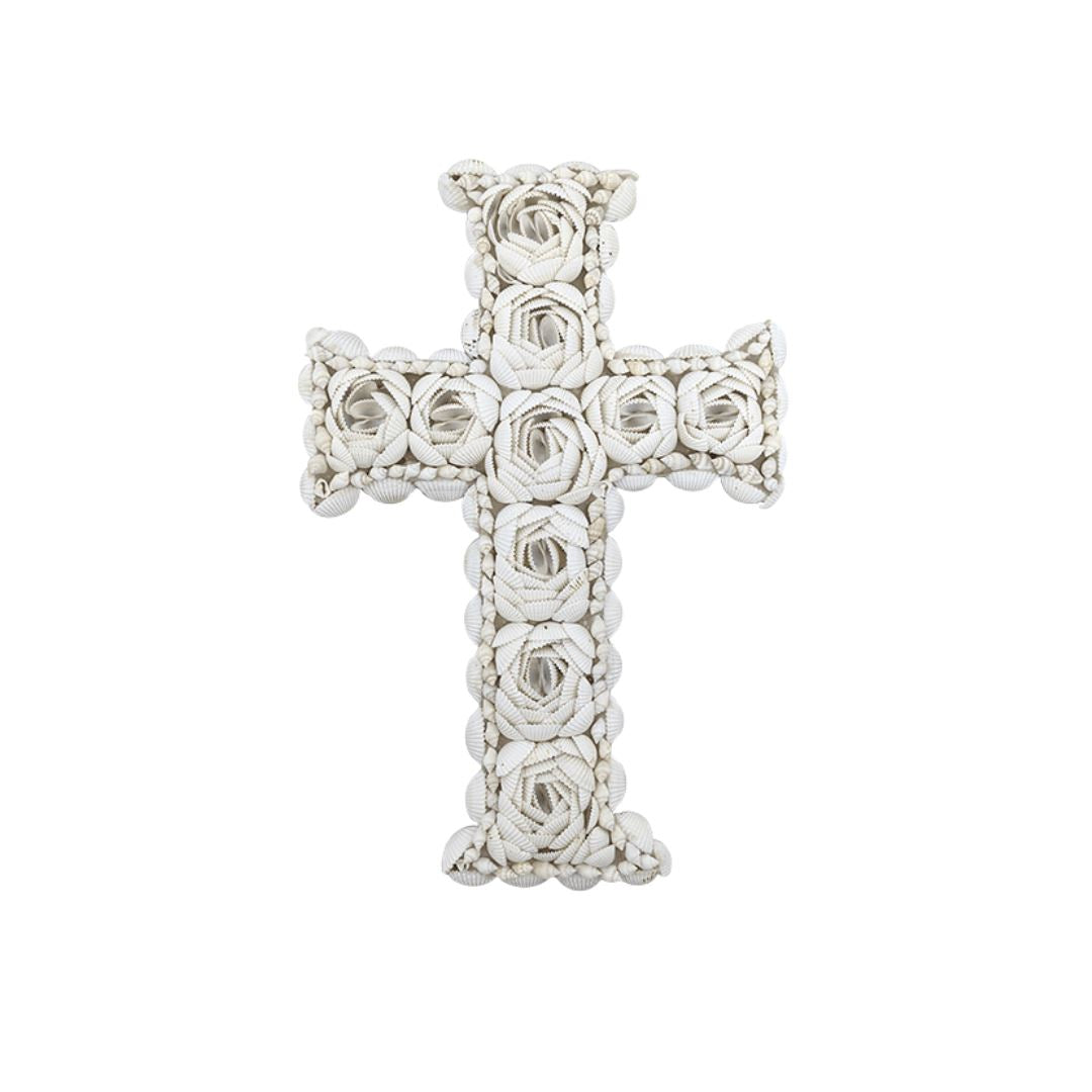 Rose Flower Shell Cross SUN REPUBLIC 