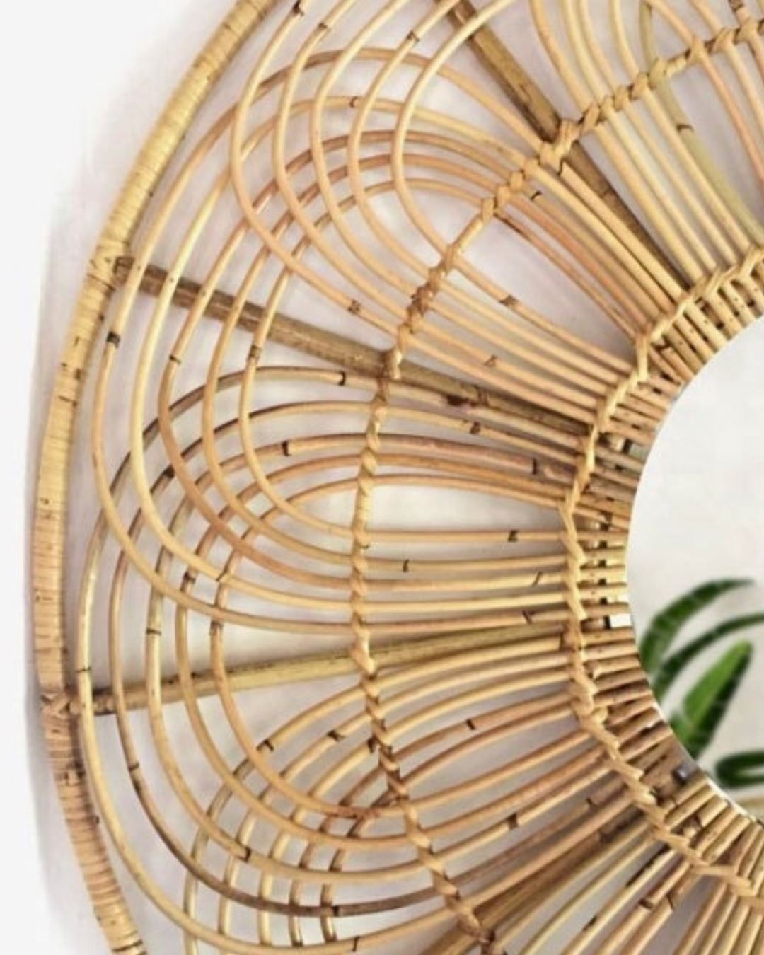 Round Rattan Mirror | 90cm Sun Republic 