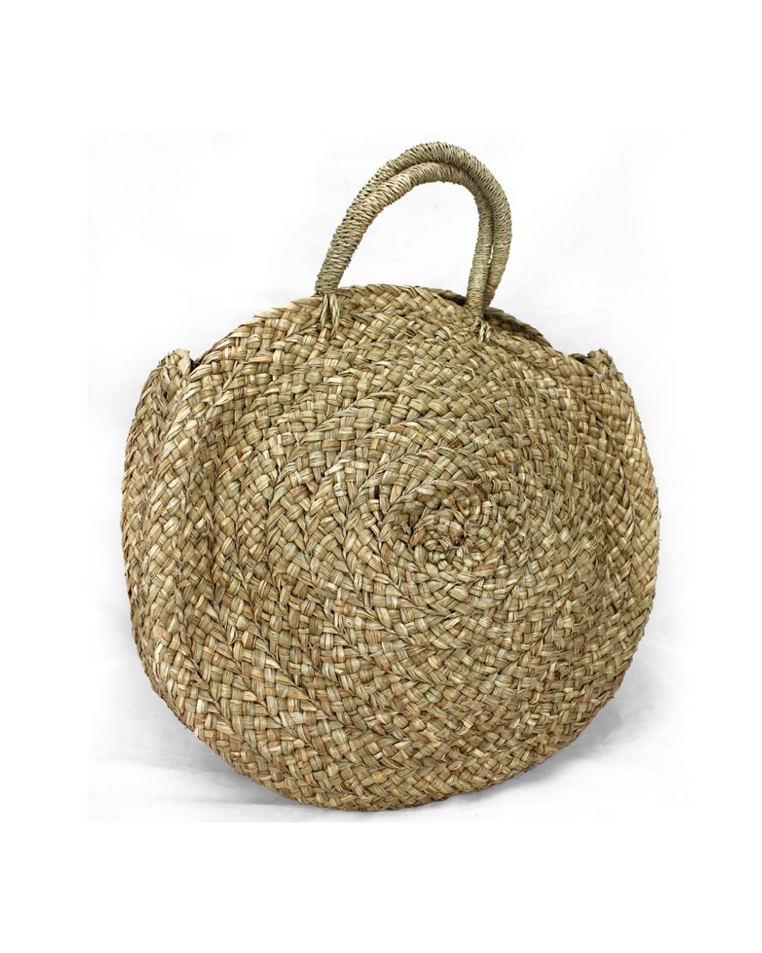 Round Woven Seagrass Bag - Ophelia Sun Republic 