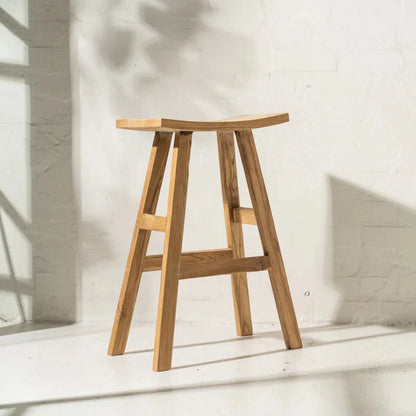 Rustic Teak Counter stool