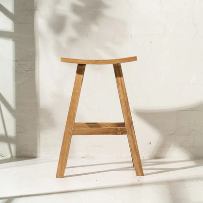 Rustic Teak Counter / Bar Stool 