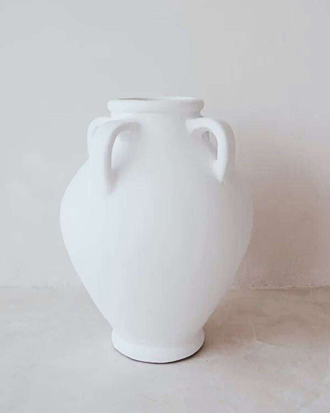 Santorini White Floor Vessel/Vase Sun Republic 