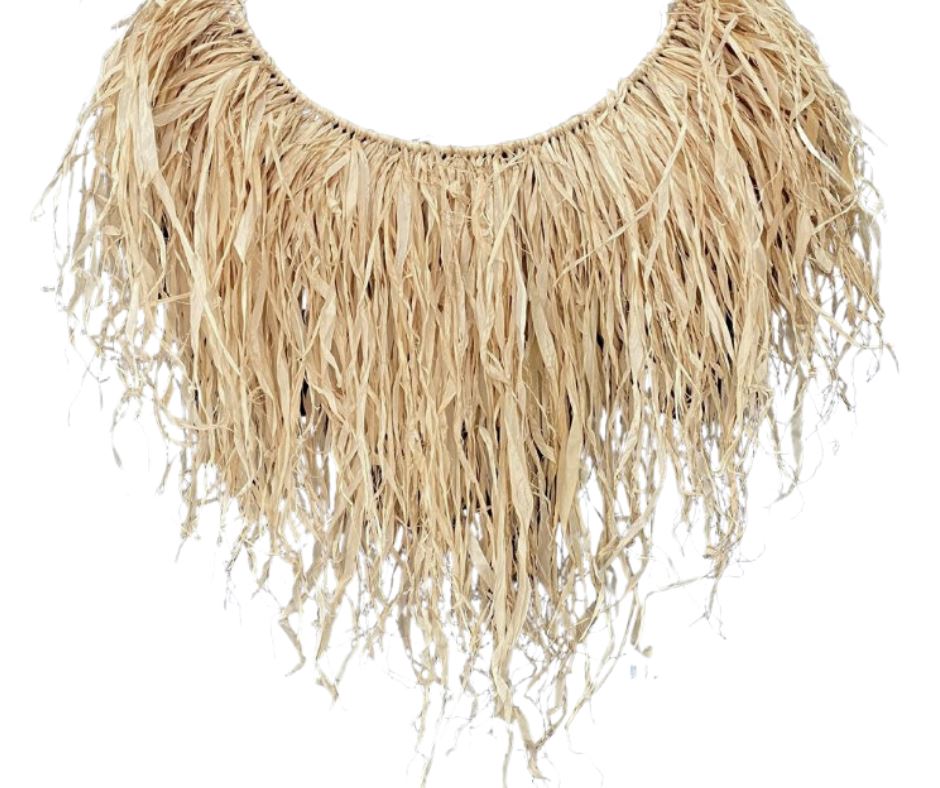 Zarli Shaggy Raffia Wall Hanging