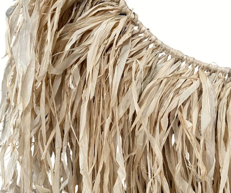 Zarli Shaggy Raffia Wall Hanging