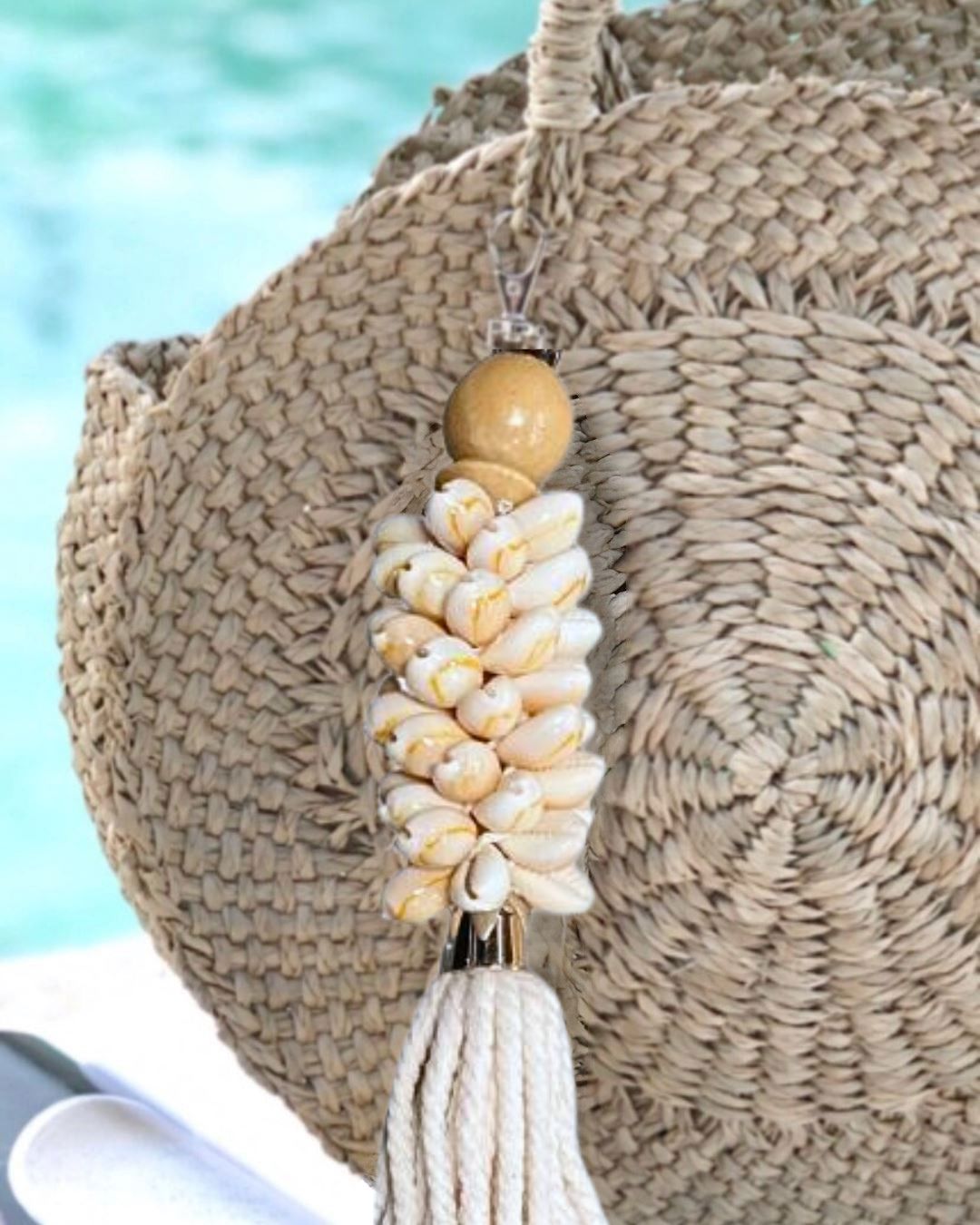 Shell Cluster Keyring - Coastal Bag Accessory Sun Republic 