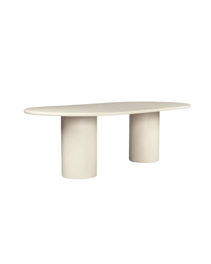 Siena Micro Cement Dining Table Oval (Indoor/Outdoor) Sun Republic 