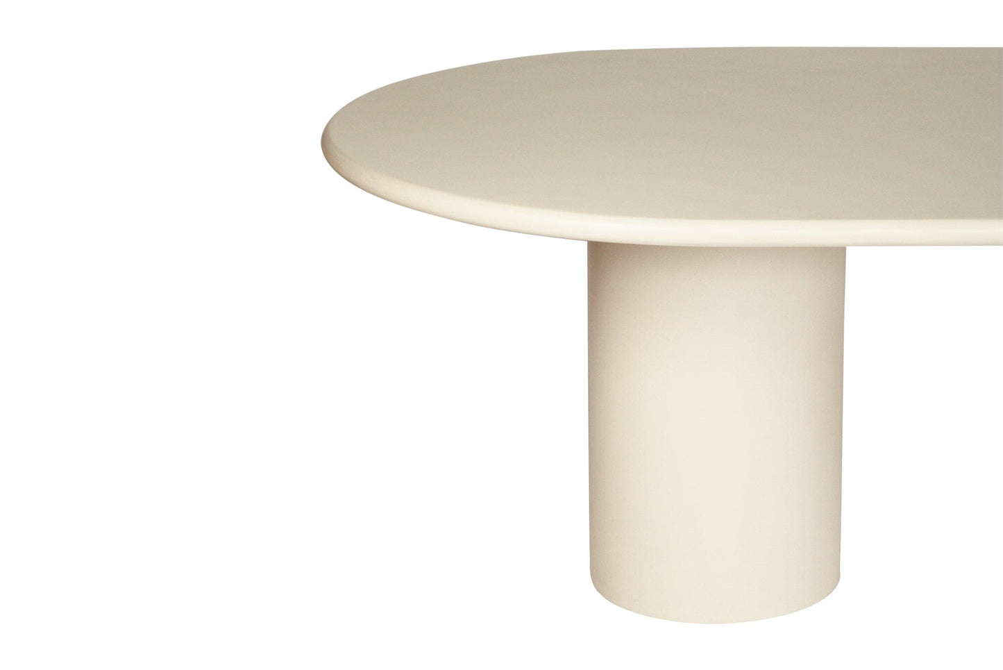 Sun Republic Siena Micro Cement Dining Table Oval 