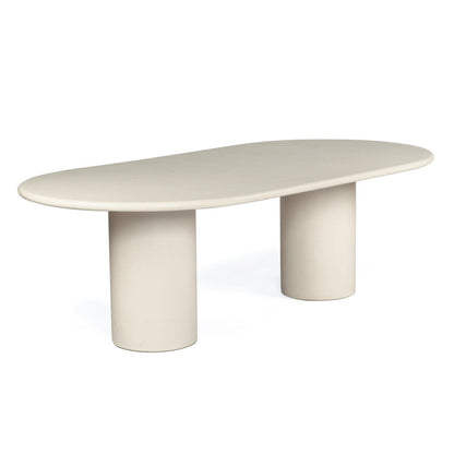 Sun Republic Siena Micro Cement Dining Table Oval 